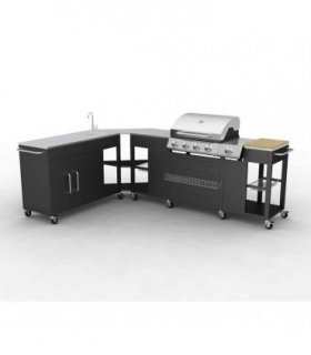 Outdoor Kitchen Barbecue Missouri 4 Burners