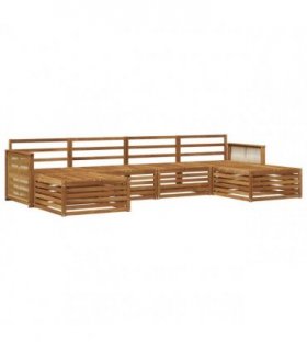 vidaXL Sofa Sets 6 pcs Solid Acacia Wood