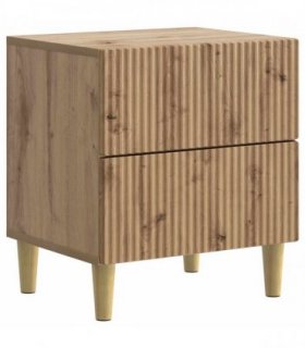 vidaXL Bedside Cabinet Artisan Oak 43 x 34.5 x 48 cm Engineered Wood