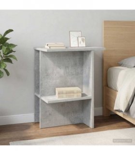 vidaXL Coffee Table Concrete Grey 40 x 30 x 49 cm Engineered Wood