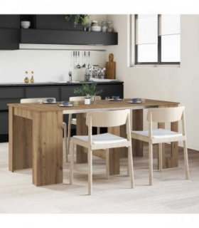 vidaXL Dinning Table 180 x 85 x 75 cm Engineered Wood Artisan Oak