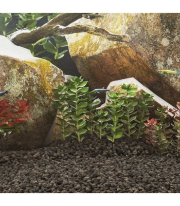 vidaXL Basalt Gravel 25 kg Black 5-8 mm