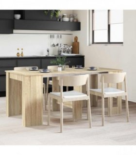 vidaXL Dinning Table 180 x 85 x 75 cm Engineered Wood Sonoma Oak