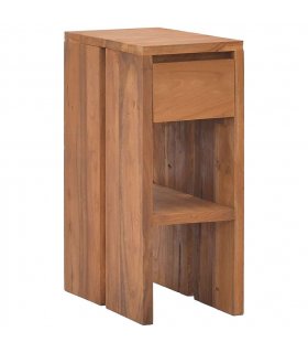 vidaXL Bedside Cabinet 20x35x50 cm Solid Teak Wood