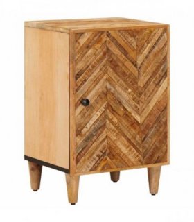 vidaXL Bathroom Cabinet Brown 38 x 33.5 x 58 cm Solid Mango Wood