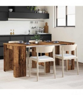 vidaXL Dinning Table 180 x 85 x 75 cm Engineered Wood Old Wood