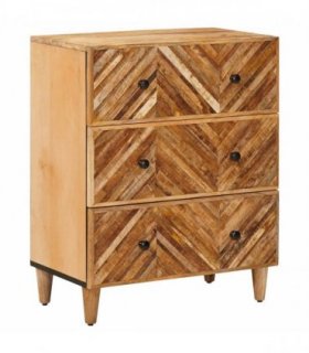 vidaXL Storage Cabinets Brown 60 x 33.5 x 75 cm Solid Mango Wood