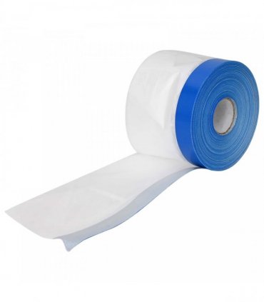 vidaXL Masking Film with Adhesive Tape 6 pcs Transparent and Blue