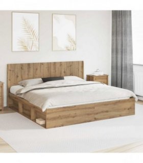 vidaXL Headboard Artisan Oak Engineered Wood