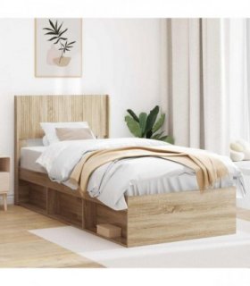 vidaXL Headboard Sonoma Oak PB
