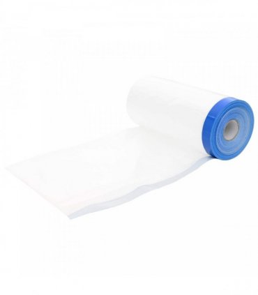 vidaXL Masking Film with Adhesive Tape 12 pcs Transparent and Blue