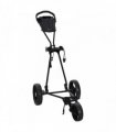 vidaXL Golf Trolley Folding Manual Black 95 x 60 x 130 cm Iron