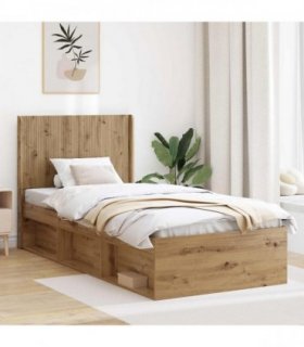 vidaXL Headboard Artisan Oak Engineered Wood