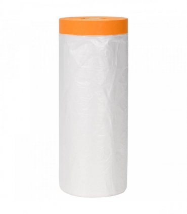 vidaXL Dust Sheet with Adhesive Tape 6 pcs Transparent 240 x 2000 cm