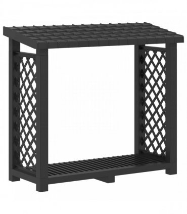 vidaXL Firewood Rack 114 x 46 x 101 cm PP Anthracite