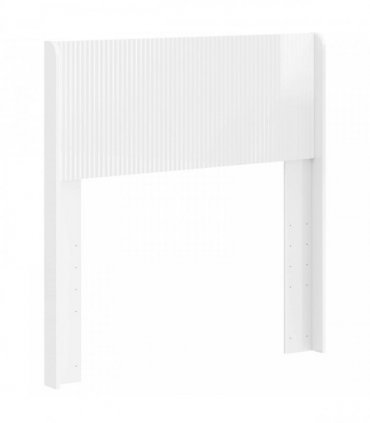 vidaXL Headboard High Gloss White PB
