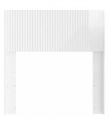 vidaXL Headboard High Gloss White PB