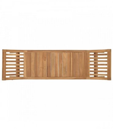 vidaXL Garden Bench 2 -Seater 126 cm Solid Teak Wood Natural