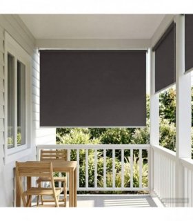 vidaXL Outdoor Roller Blind UV Protection Anthracite Polyester