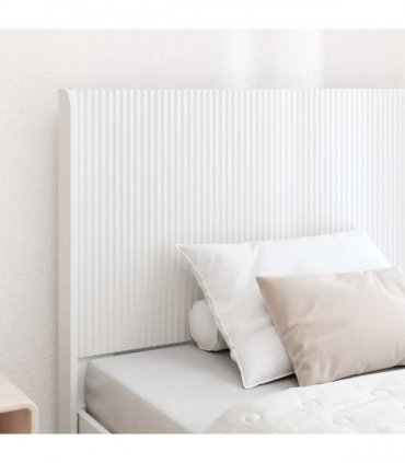 vidaXL Headboard White Engineered Wood