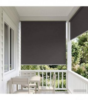 vidaXL Outdoor Roller Blind UV Protection Anthracite Polyester