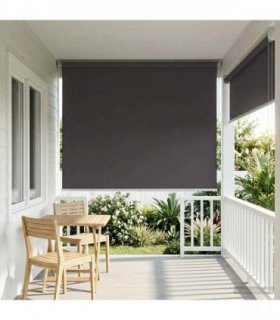 vidaXL Outdoor Roller Blind UV Protection Anthracite Polyester