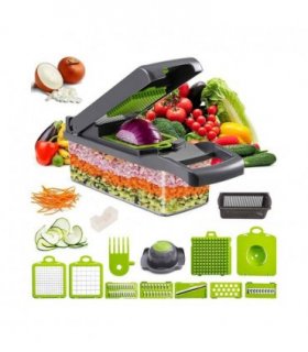 15-In-1 Vegetable Fruit Chopper Cutter Food Onion Veggie Dicer Kitchen Slicer