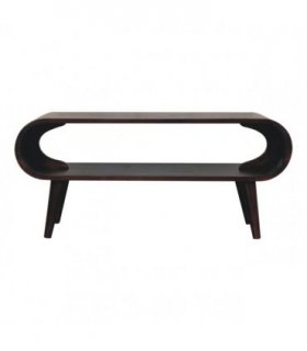 Artisan Furniture Solid Wood Amaya Light Walnut Coffee Table, Brown
