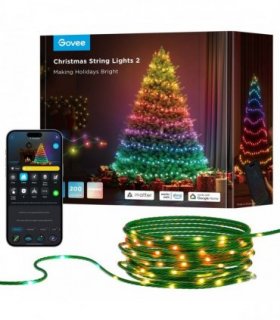 GOVEE XMAS STRING LIGHTS RGBICW IP65 20M