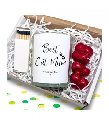 Best Cat Mum Candle Gift Set | Keepsake for Cat Lover