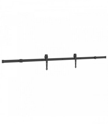 vidaXL Sliding Door NARVIK Natural and Black
