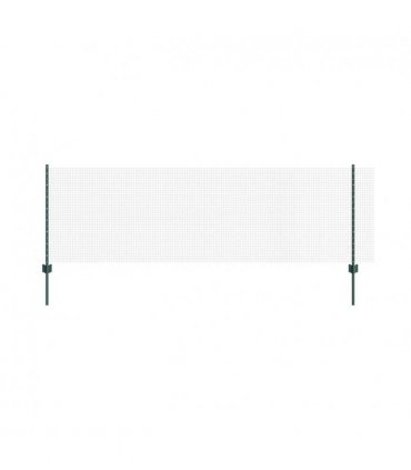 vidaXL Fence with Post Green