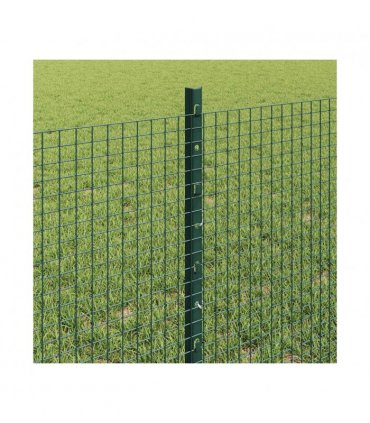 vidaXL Fence with Post Green