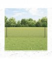 vidaXL Fence with Post Grey