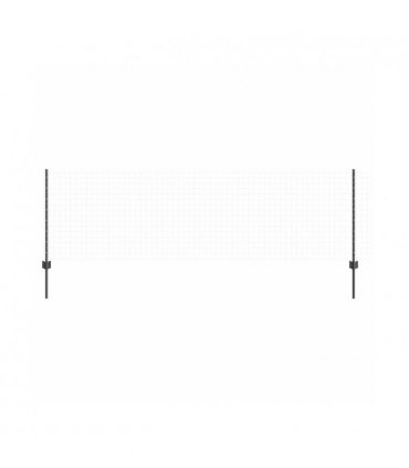 vidaXL Fence Post 22 pcs Grey 120 cm Steel
