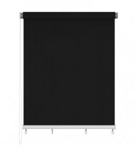 vidaXL Outdoor Roller Blind 225(W)x230(H) cm Black