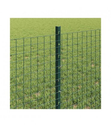 vidaXL Fence with Post Green