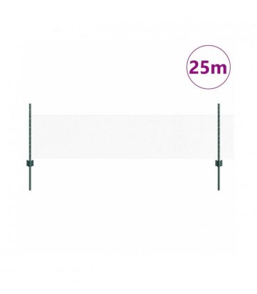 vidaXL Fence with Post Green