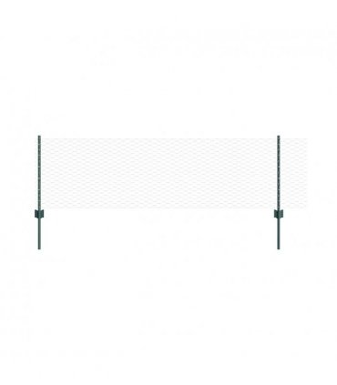 vidaXL Fence with Post Green