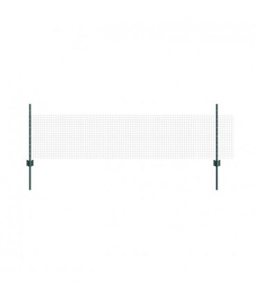 vidaXL Fence with Post Green