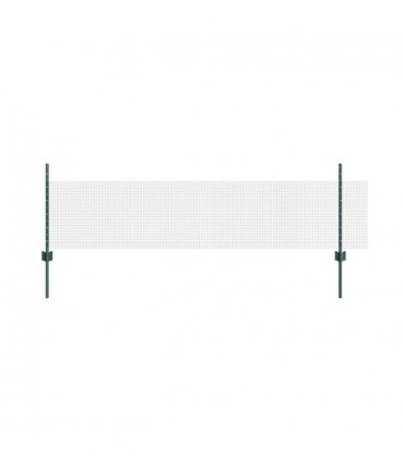 vidaXL Fence with Post Green