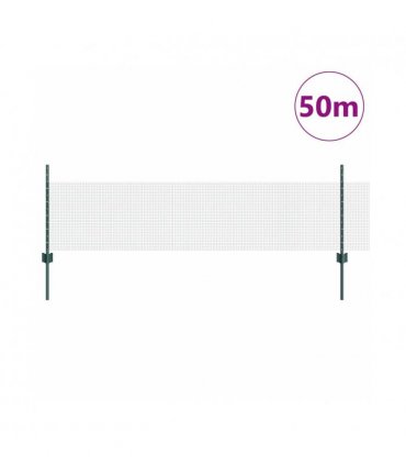vidaXL Fence with Post Green