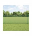 vidaXL Fence with Post Green