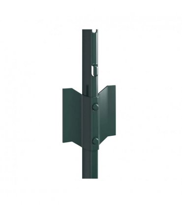 vidaXL Fence Post 44 pcs Green 100 cm Steel