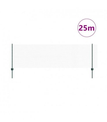 vidaXL Fence with Post Green