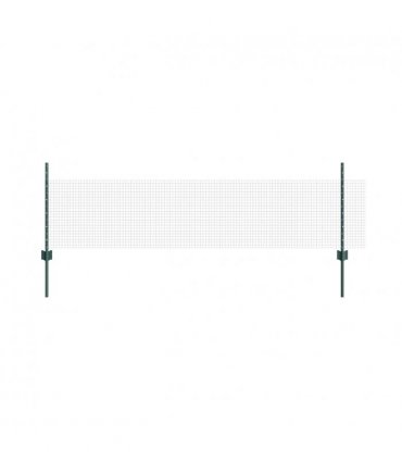 vidaXL Fence with Post Green