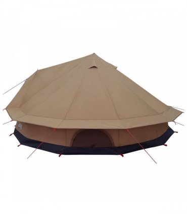 vidaXL Family Tent Brown 10-Person Polycotton