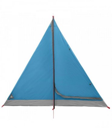 vidaXL Backpacking Tent Blue 2-Person 185T Polyester with PU Coating