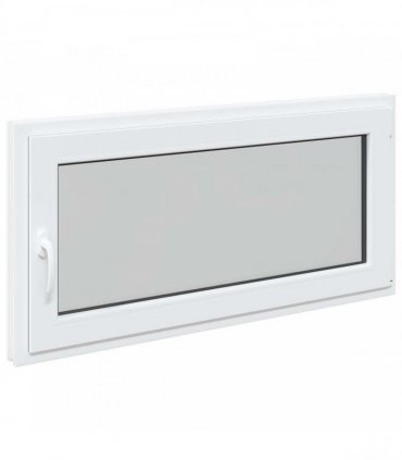 vidaXL Basement Window RISOR 120 x 60 cm PVC and Glass White