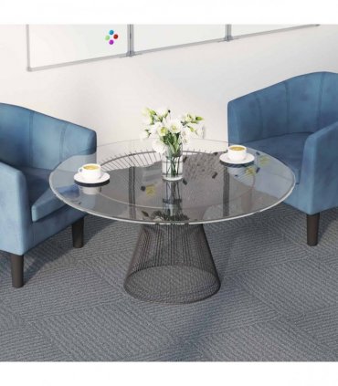 vidaXL Carpet Tile Light Grey 50 x 50 cm 4 pcs PP and Bitumen